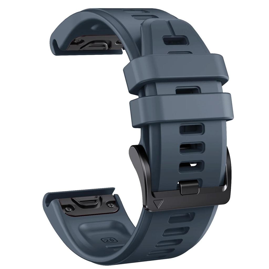 22/26mm Quickfit Watch Strap for Garmin Fenix 8 Pro 47mm 51mm E 7 7X/Epix Pro/MARQ/Enduro 3 970 965 Bracelet Silicone Wrist Band