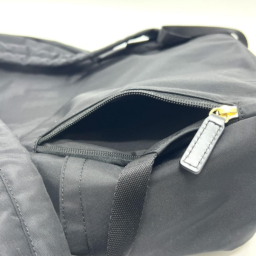 Agnes B. FT03A-07 Logo Bag Backpack GoldHardware Backpack Nylon Black