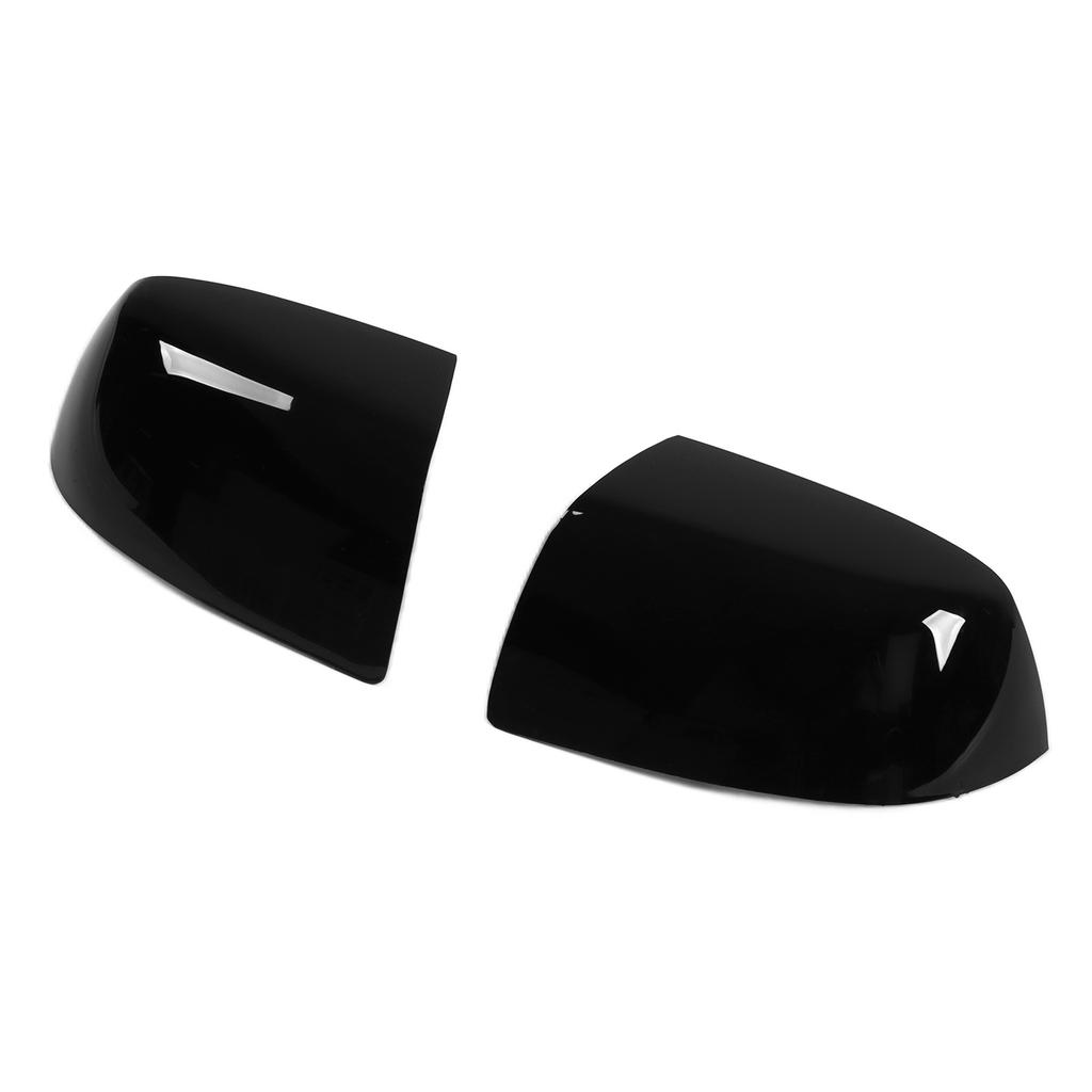 Paar Rückspiegelabdeckung Glänzend Schwarz 1429790 Ersatz für Ford Focus 2005?2007