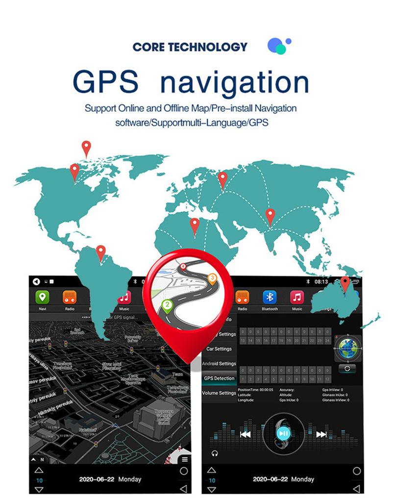 9.7" 2G+32G GPS Navigation WiFi Mirror Link For Mitsubishi Outlander xl 2 06-12