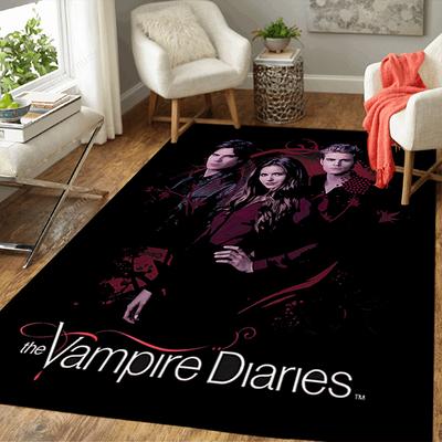 1Pc Vampire Diaries Romance Rug Office Carpet Indoor Outdoor Doormat Nonslip Soft Comfortable Living Christmas Halloween Xmas Gift D924633