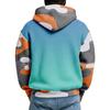 Herren Half-Zip Kapuzen-Plaid-Pullover Kordelzug Print Lässiges Sport-Sweatshirt