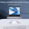D079 Aluminum Alloy Desktop Laptop Bracket Foldable Hollow Out Notebook Cooling Stand