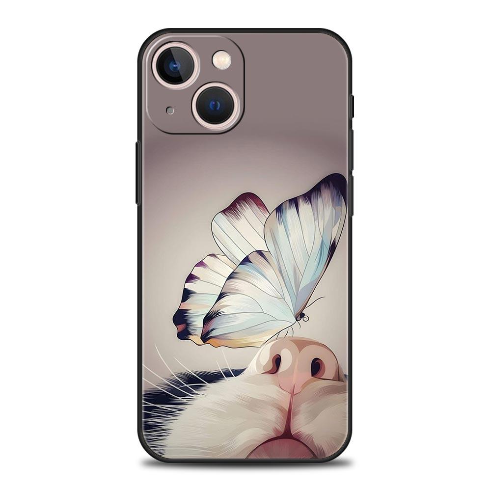 Daily Life of Cute Cats Phone Case For iPhone 16e 15 14 13 12 11 Pro Max XS X XR SE 7 8 Plus Shell iPhone 16 Soft TPU Cover