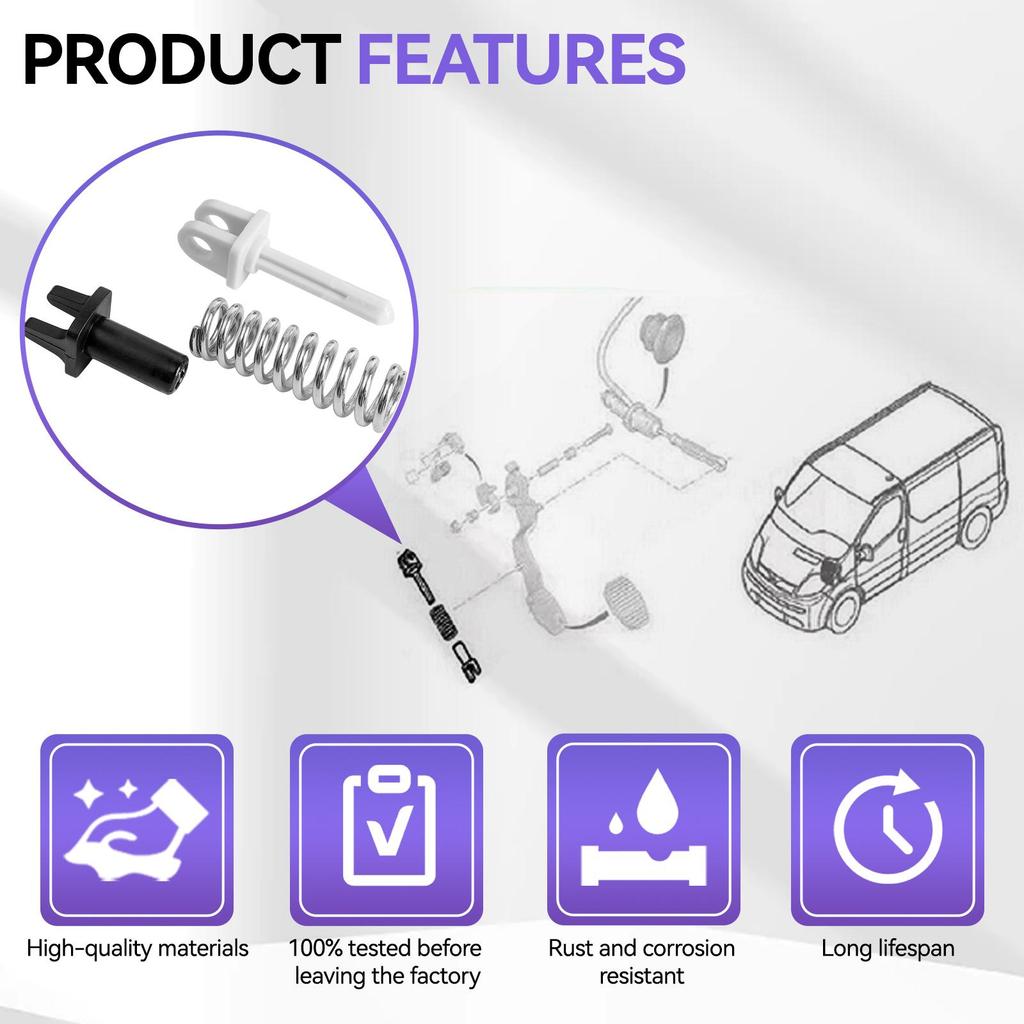 Sada na opravu spojkového pedálu Pružina Zpětný chod Asistence spojkového pedálu Pro Renault Trafic II Vauxhall Vivaro A Nissan Primastar 7701208109