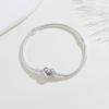 925 Silver Love Bracelet DIY Beading Jewelry Original Charm Gift For Women Lovers Holiday Present