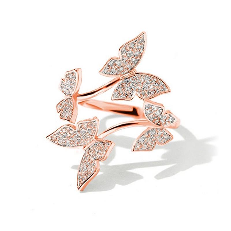 Lindon Classic Ring For Women With Round Shape Zircon Wedding Party Gift  Size 6-10