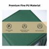 PU Window Collection Box Magnetic Closure Stain-resistant Card Deck Box Moisture-proof with Lid Game Card Organizer Sports Cards