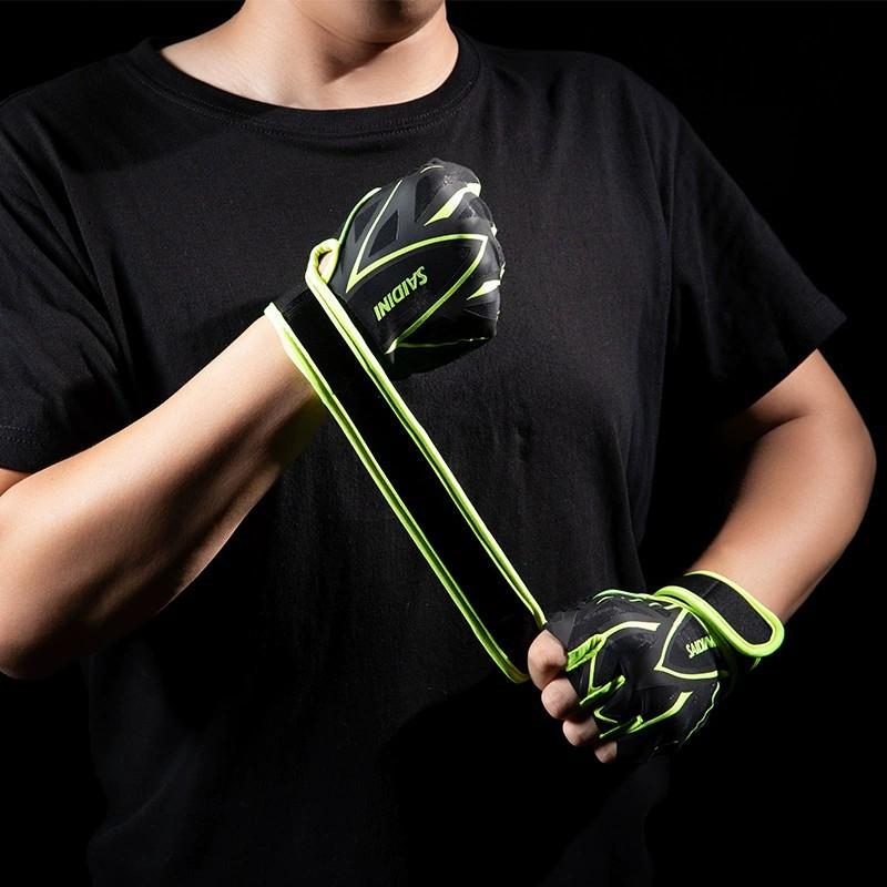 Fitness Fitness Barbell Half Finger Gloves Wrist Guard Male Strength Equipment Training Anti-cocooning Non-slip Breathable