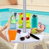 CYBeach Umbrella Umbrella Tray, with 4 Cup Holders and 4 Snack Grids, Suitable for Beaches, Terraces, Gardens and Swimming Pools