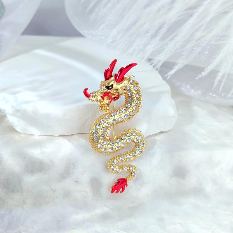 Animal Wolf Head Brooch For Men Women Stainless Steel Punk Lapel Pins Suit Collar Badges On Backpack Jewelry