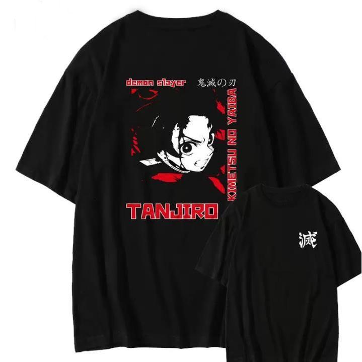 American Retro Couple T-shirt Animation Summer New Retro Fashion Men's and Women's Streetwear