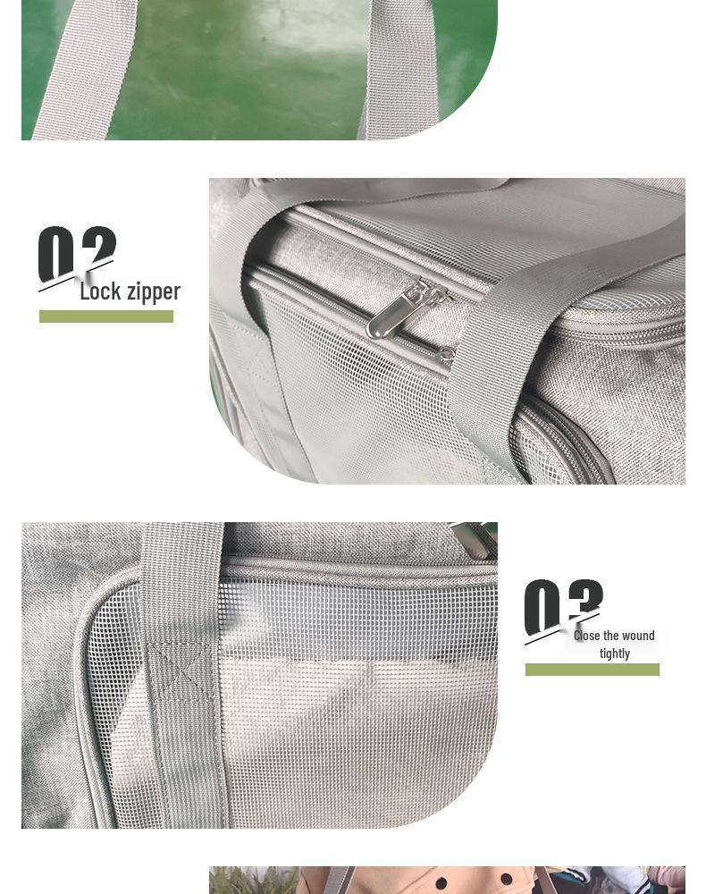 Foldable Breathable Portable Pet Backpack for Cats and Dogs