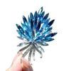 Elegant Women's Crystal Flower Brooch - Versatile, Exquisite Accessory for Jackets