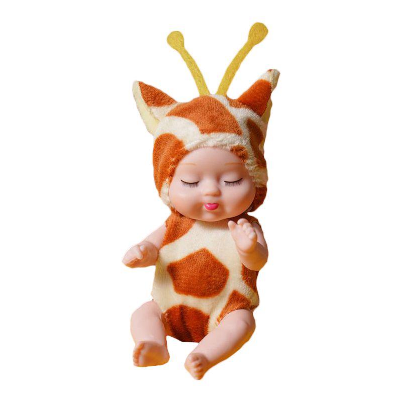 Crafted Lifelike Sleeping Newborn Baby Doll With Rotatable Limbs**