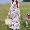 Elegant Women's Long Dresses Summer Vintage Clothes Casual Summer Dress
