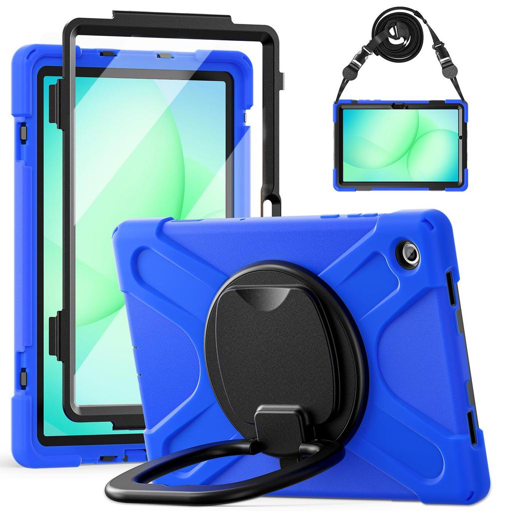 Samsung A11 Plus/X230 Tablet Protective Case with Silicone PC Stand, 8.7" Shell