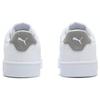 Puma Grounded Perf Simple Comfortable Shock Absorption Wear Resistant Low Top Sneakers Unisex Sneakers Silver White 398418-05