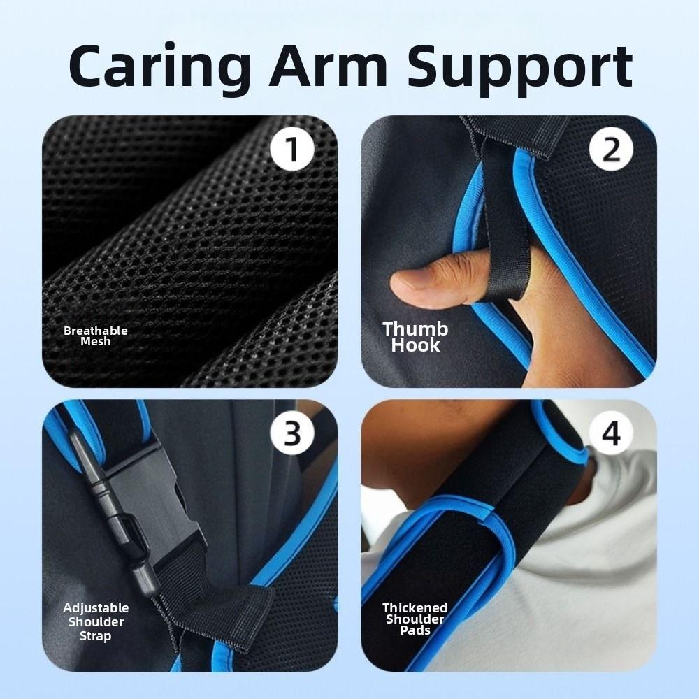 Adjustable Strap Forearm Brace Thicken Shoulder Pads Wrist Fixed Protector  Wrist Fracture