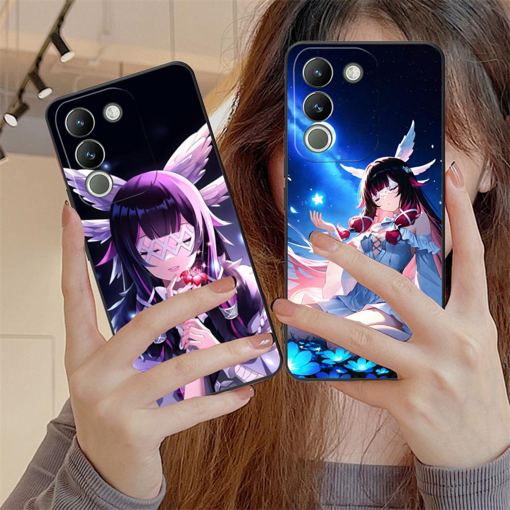 Genshin Impact Columbina Phone Case for VIVO V60 V50 V40 V30 V29 V27 V25 V23 Pro Lite 5G Colorful Printing Cover Luxury Pretty
