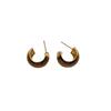 Classic Simple C-shaped Earrings Three-dimensional Low-key Exquisite Earrings Personalized Advanced