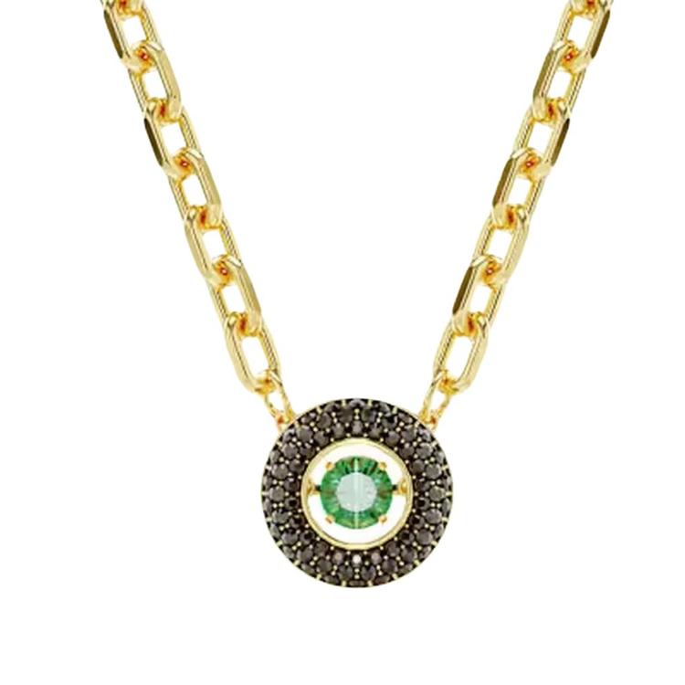 

Swarovski Sparkling Dance Original Design Crystal Necklace Unisex necklace Gold 5665238 F,Gold