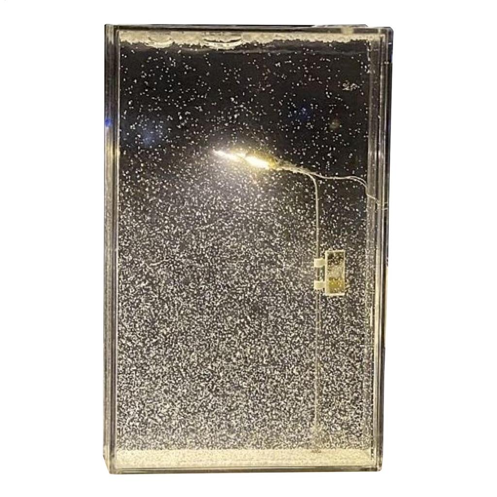 Christmas Nightlight Decorative Lamp New Year Party Snowy Night Light Craft DecorativeLamp For Bedroom Bathroom For Toddler Gift