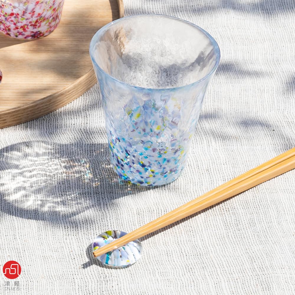 Aderia Tsugaru Vidro Chopstick X 1 Japanese Snow Made In Rest, 3.5 Cm, Colors, Light, Japan, F-79863
