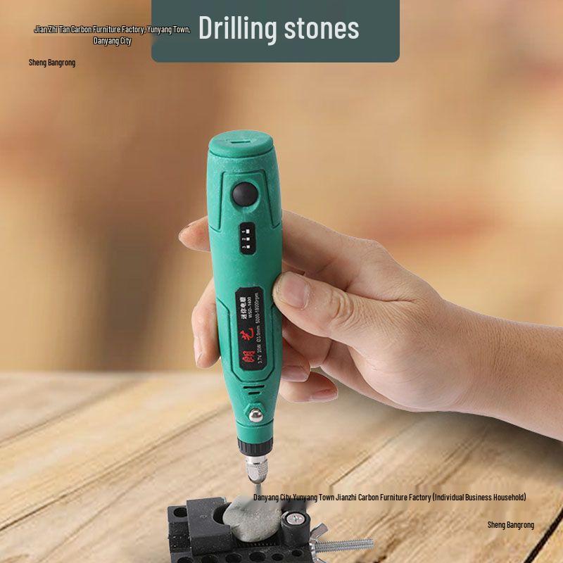 Electric Handheld Mini Grinder for Wood, Jade Carving & Polishing