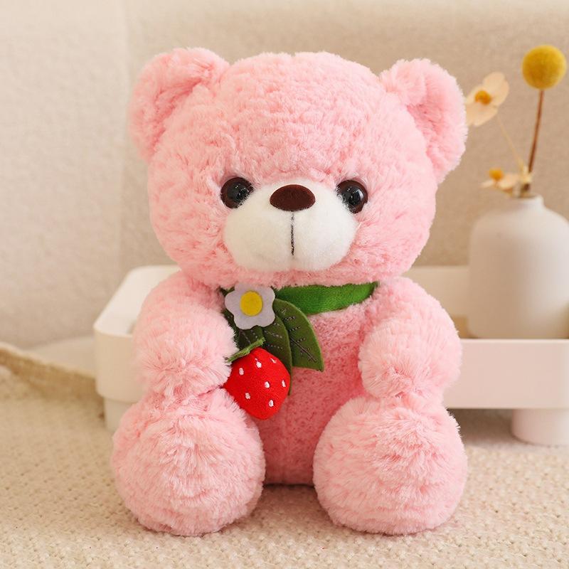 Teddy Bear Doll Couple Scarf Bear Plush Toy Love Bear Doll Christmas Elk Penguin Old Man Series