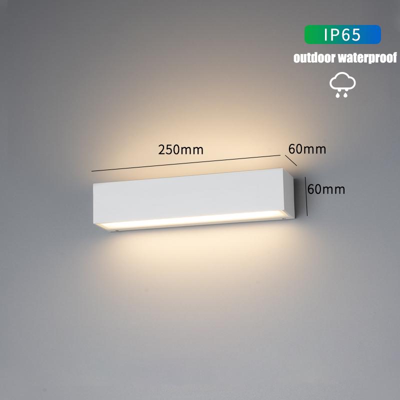 Modern LED Outdoor Wall Lamp Gallery Light Waterproof IP65 Up And Down Light Aluminum Home Lighting Aisle Corridor Wall Light