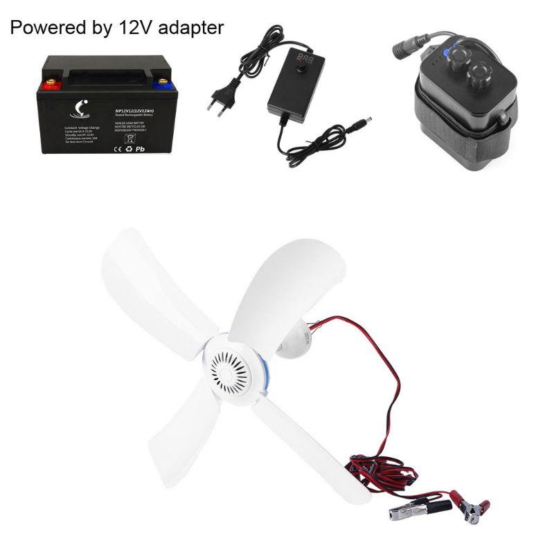 Přenosný kempingový ventilátor Mini stanový ventilátor pro kemping Celingový ventilátor Venkovní altánek Ventilátor Závěsný ventilátor Napájení z baterie