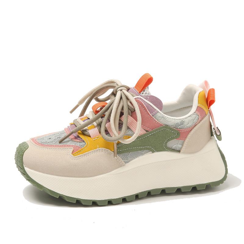 Big Head Women's Shoes 2025 Summer New Student Korean Version Ins Trendy Versatile Platform Single Shoes Sports and Leisure Shoes BN016