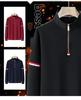 Men's Plus Size Retro Half-Zip Fleece Hoodie - Thick, Loose, Stand Collar for Spring, Autumn, Winter.