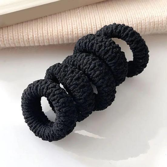 6Pcs Hair Ropes Ponytails Buns Braids Anti-Slip Headbands Soft Seamless Elastic Hair Ties Hair Accessories