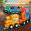7/11/12/14Pcs/Set Magnetic Number Train Toy Kit Toddlers Number Counting Color Sorting Preschool Learning Activity Educational