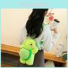 Piglet Puppy Tortoise Animal Plush Backpack With Zipper Detachable Bag Children