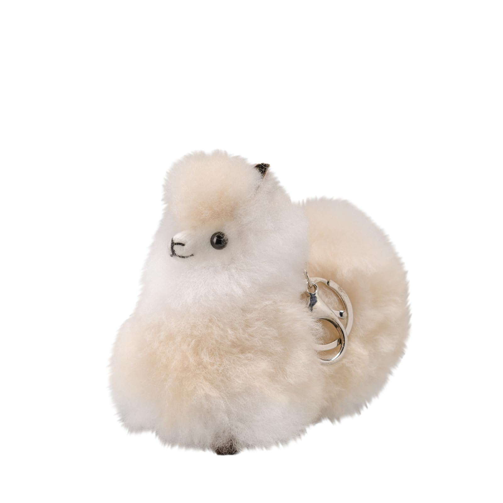 

Плюшевый брелок Милая альпака Натуральная шерсть альпаки Мягкий и пушистый на ощупь Ручная работа перуанских мастеров Супер милый подарок Гипоаллергенный Милый для