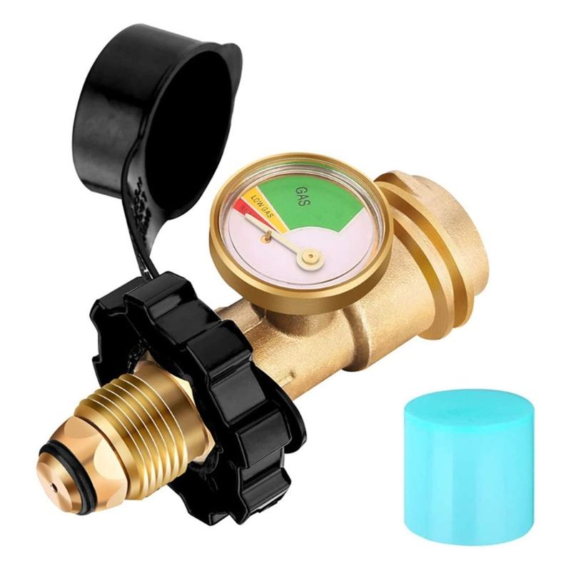 POL Propane Tanks Adapter with Indicator Converts POL Tanks Service Valves to QCC1 / Type 1 Old to New Connection Type