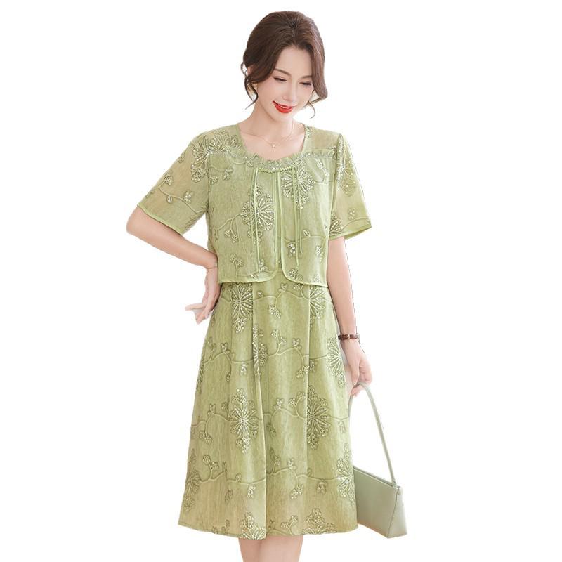 Summer 2026 High-End Two-Piece Dress for Women: Elegant, Mid-Aged Style