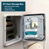 1PC RV Motorhome Caravan Toilet Compartment Door Storage Pocket for Kassett Shelf Box White Car AccessoriesGood Product