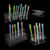 S-Shaped Transparent Acrylic Pen and Pencil Holder for Office Display