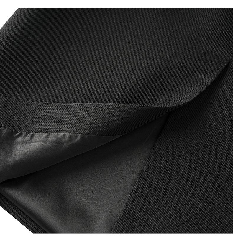 Stunning Fashionable Sleeveless Vest Coat & Midi Skirt Two-Piece Set