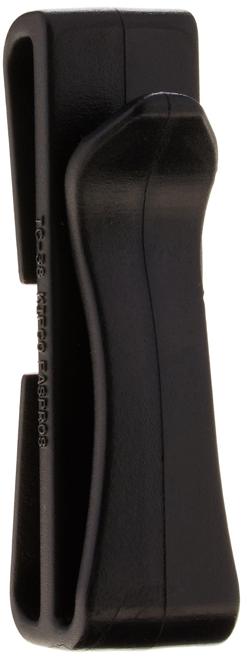 

ROUGH & ROAD RR9966 Motorcycle Waist Bag Belt Clips Set of 2 Black 7.3 x 4.9 x 1.7cm