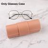 Leather Handmade Eyeglass Case Myopia Glasses Case/sunglasses Neutral Anti Pressure Glasses Case