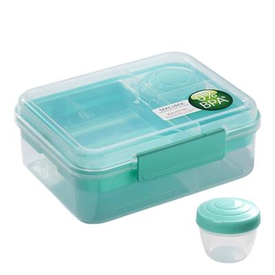 Double Layer Food Storage Lunch Box Office and School Ready Double Layer Lunch Holders with Reliable Leak Prevention