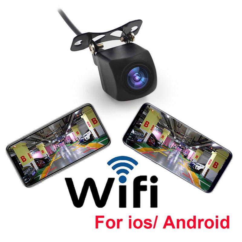 Wireless WiFi Car Rear View Camera Night Vision HD Backup Camera IP67 Waterproof Reversing Camera for Android IOS