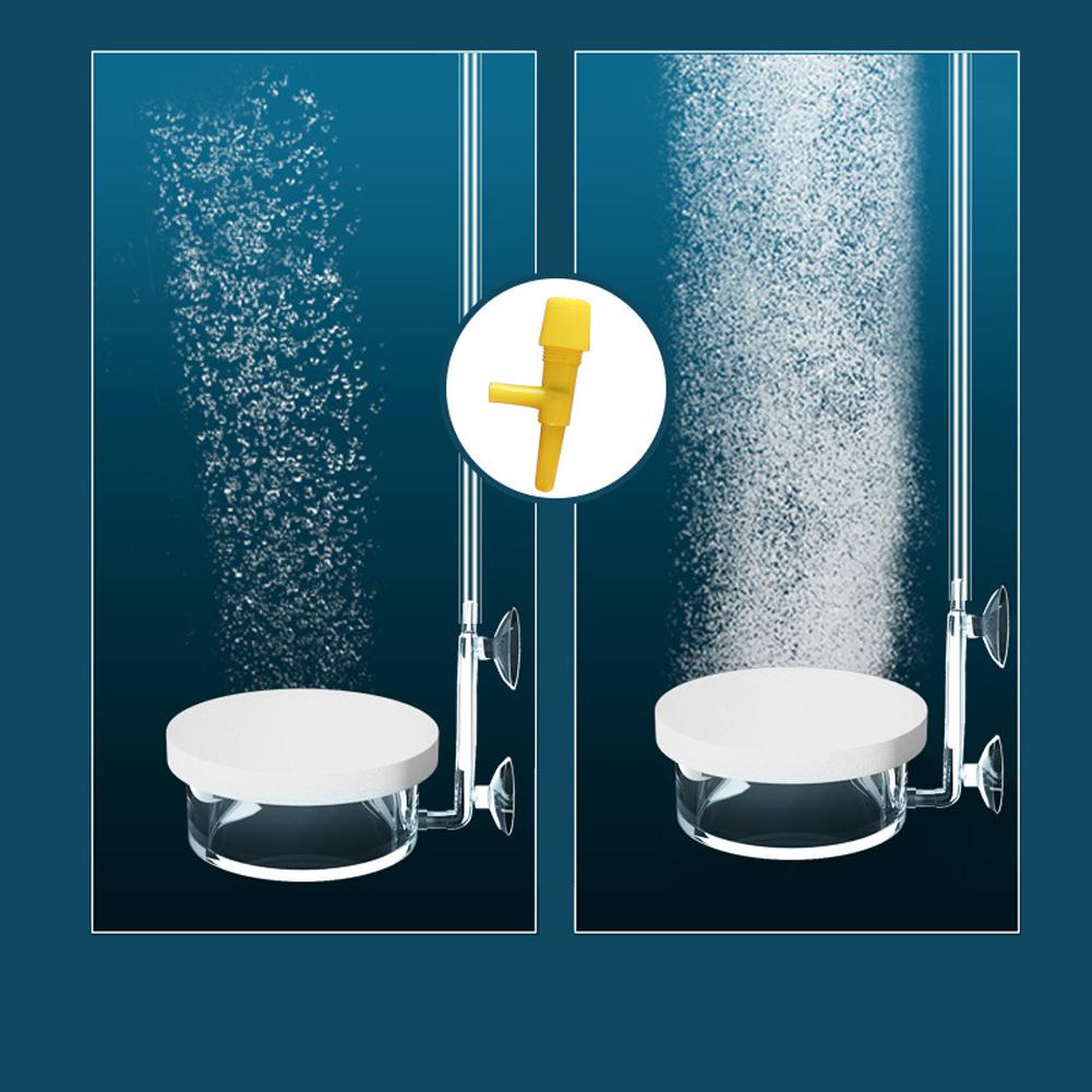 Aquarium Luftpumpe Stumm Sauerstoff-steigernden Kopf Fisch Tank Belüftung Refiner Sauerstoff Diffusor Air Stone Supplies