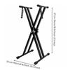 Double-X Electronic Keyboard Stand Non-Slip for Music Lessons