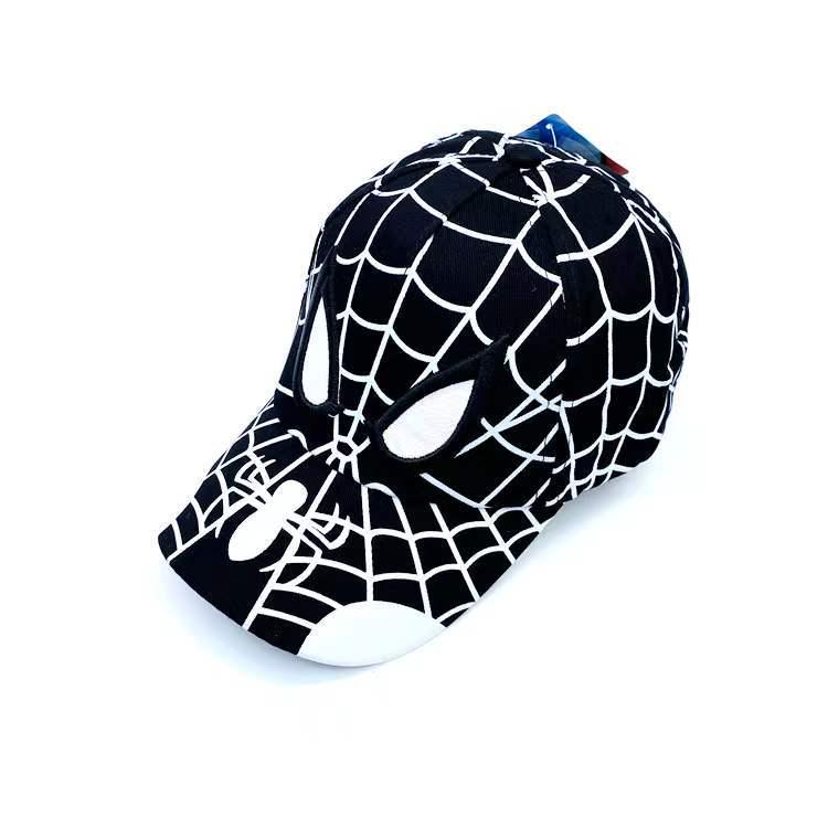 Children's Cartoon Spider Embroidered Baseball Cap: Spring & Autumn Design